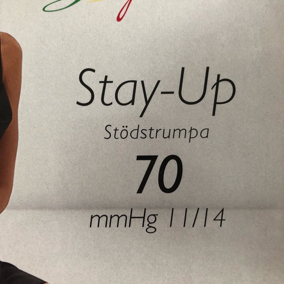 NEW 2pr Segreta Italian Stay-Up Hosiery - Picture 4 of 9